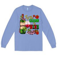 Colony Blue tis the season to wine Long Sleeve Tee - AdoDesignShop