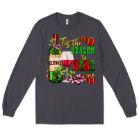 Smoke tis the season to wine Long Sleeve Tee - AdoDesignShop