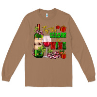 Toasted Coconut tis the season to wine Long Sleeve Tee - AdoDesignShop
