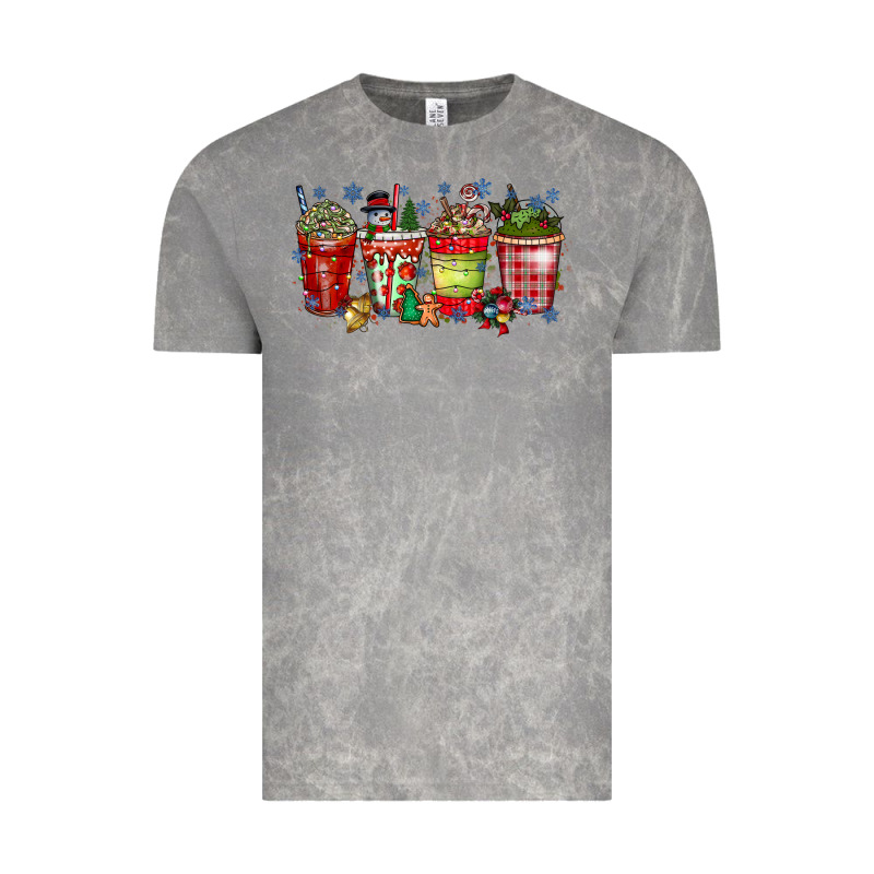 Christmas Drink Vintage Tee by CowhideDigitalArt | Teevron