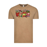 Vintage Coffee christmas drink Vintage Tee - CowhideDigitalArt