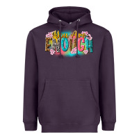 Plum you are enough Heavyweight Hoodie - NancyCooperArtShop