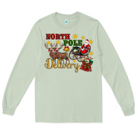 Matcha North Pole Delivery Santa Sleigh Long Sleeve Tee - Artiststas