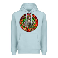Blue Mist christmas navajo churro sheep Premium Hoodie - LillyAllenDesigns