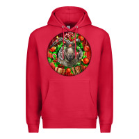 Cardinal christmas navajo churro sheep Premium Hoodie - LillyAllenDesigns