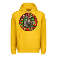 Lemon christmas navajo churro sheep Premium Hoodie - LillyAllenDesigns