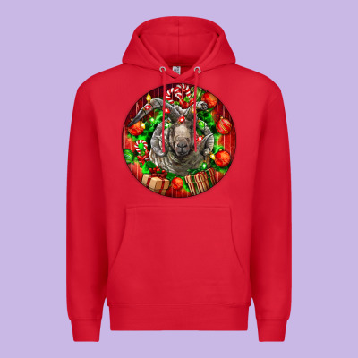 Christmas Navajo Churro Sheep Premium Hoodie Designed By Lillyallendesigns