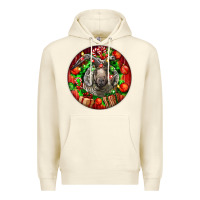 Sandshell christmas navajo churro sheep Premium Hoodie - LillyAllenDesigns