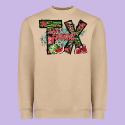 Texas Heavyweight Sweatshirt Designed By Sublimationcraftshop