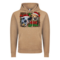Vintage Coffee merry christmas heifers Vintage Hoodie - RanaPortraitStore