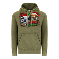 Vintage Olive merry christmas heifers Vintage Hoodie - RanaPortraitStore