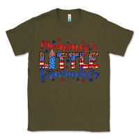 Army Green mommy’s little firecracker Classic Tee - JahusDesignShop