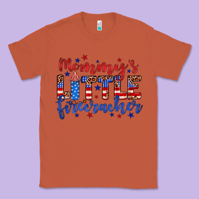 Mommy’s Little Firecracker Classic Tee Designed By Jahusdesignshop