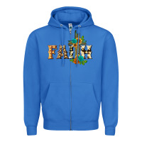 True Royal faith with cross Zipper Hoodie - BarkalooDesign