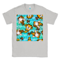 Moon Dust honey bee gnomes seamless pattern Classic Tee - BundleAndBundleShop