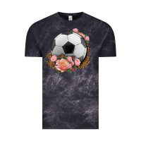 Cloud Black western soccer with roses Vintage Tee - HRA Design Shop
