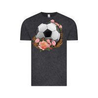 Vintage Black western soccer with roses Vintage Tee - HRA Design Shop