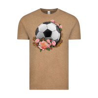 Vintage Coffee western soccer with roses Vintage Tee - HRA Design Shop