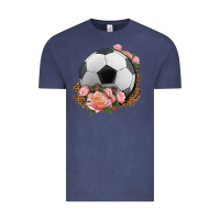 Vintage Denim western soccer with roses Vintage Tee - HRA Design Shop
