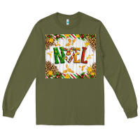 Army Green Noel Long Sleeve Tee - Artiststas