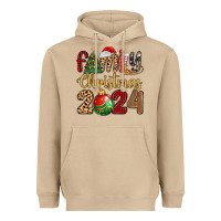 Mushroom family christmas 2024 Heavyweight Hoodie - MaliasSmallBusiness