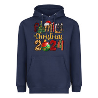 Navy family christmas 2024 Heavyweight Hoodie - MaliasSmallBusiness