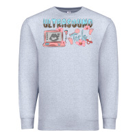 Heather Grey ultrasound tech Premium Sweatshirt - MaliasSmallBusiness