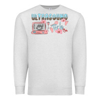 Oatmeal Heather ultrasound tech Premium Sweatshirt - MaliasSmallBusiness