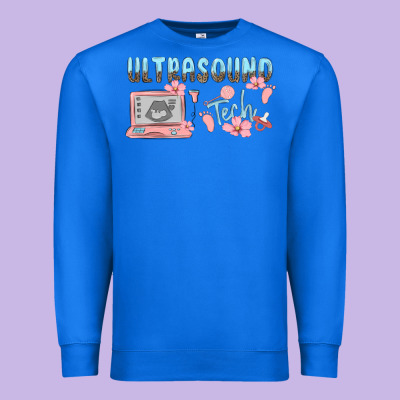 Ultrasound Tech Premium Sweatshirt Designed By Maliassmallbusiness