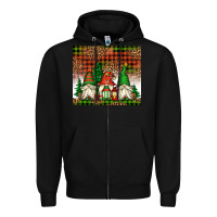 Black Christmas gnomes Zipper Hoodie - Jasminsmagicworld