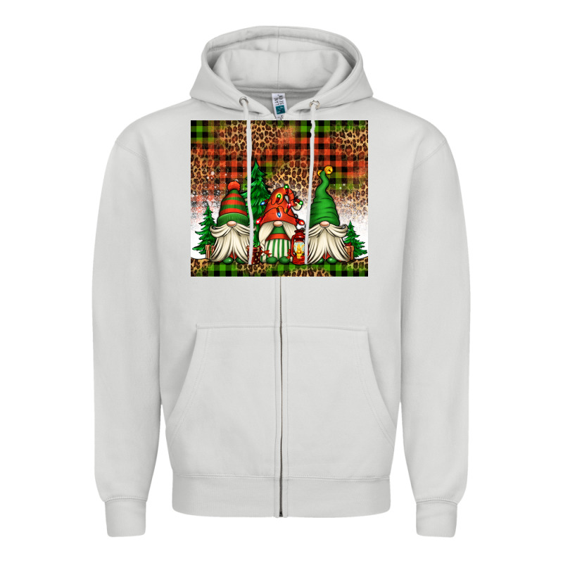 Christmas Gnomes Zipper Hoodie by Jasminsmagicworld | Teevron