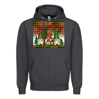Smoke Christmas gnomes Zipper Hoodie - Jasminsmagicworld