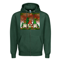 Sports Green Christmas gnomes Zipper Hoodie - Jasminsmagicworld