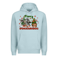 Blue Mist merry spinosaurusmas Premium Hoodie - LillyAllenDesigns