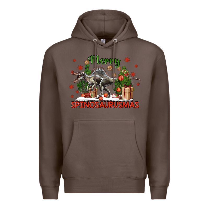 Merry Spinosaurusmas Premium Hoodie by LillyAllenDesigns | Teevron