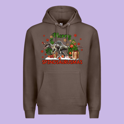Merry Spinosaurusmas Premium Hoodie Designed By Lillyallendesigns