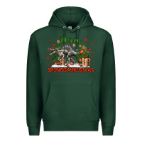 Sports Green merry spinosaurusmas Premium Hoodie - LillyAllenDesigns