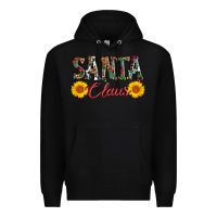 Black santa claus Premium Hoodie - AdoDesignShop