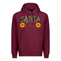 Burgundy santa claus Premium Hoodie - AdoDesignShop