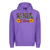 Purple santa claus Premium Hoodie - AdoDesignShop