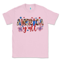 Bubblegum Pink american y'all Classic Tee - JahusDesignShop