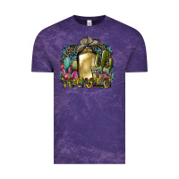 Cloud Purple tequila Vintage Tee - SublimationCraftShop