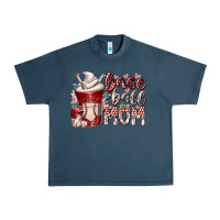 Midnight Navy baseball mom coffee Urban Heavy Tee - RacoonDesign