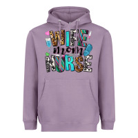 Lavender wife mom nurse Heavyweight Hoodie - NancyCooperArtShop