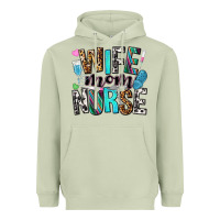 Matcha wife mom nurse Heavyweight Hoodie - NancyCooperArtShop
