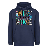 Navy wife mom nurse Heavyweight Hoodie - NancyCooperArtShop