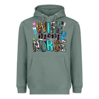 Sage wife mom nurse Heavyweight Hoodie - NancyCooperArtShop