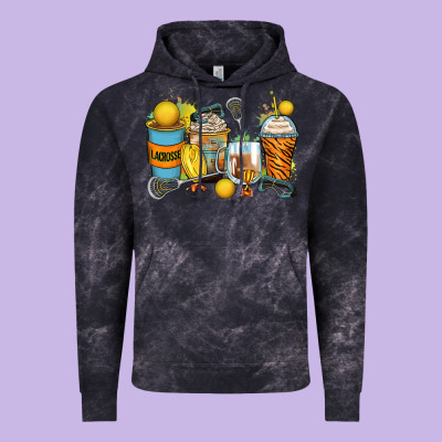 Lacrosse Coffee Cups Vintage Hoodie Designed By Zillion Design Studio