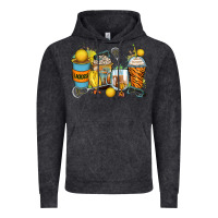 Vintage Black lacrosse coffee cups Vintage Hoodie - Zillion Design Studio