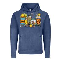 Vintage Denim lacrosse coffee cups Vintage Hoodie - Zillion Design Studio